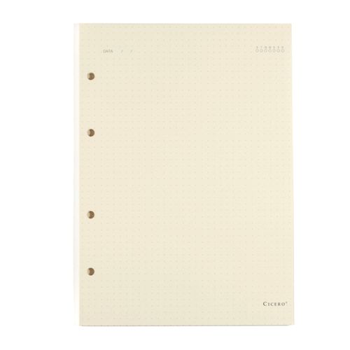 Refil Caderno Argolado 40FLS Polen 80g 17x24 Pontado