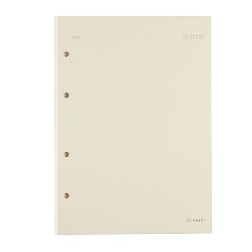 Refil Caderno Argolado 40FLS Polen 80g 17x24 Sem Pauta