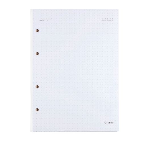 Refil Caderno Argolado 40FLS -Offset 90g 17x24 Pontado