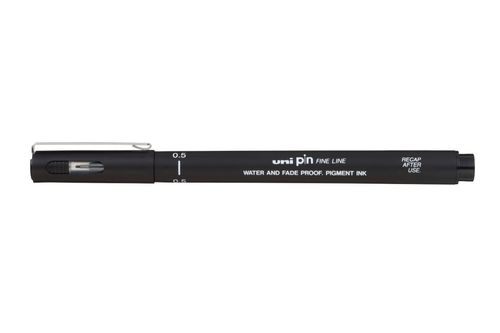 Caneta Técnica Pin - Ponta Poliester 0,5 - Uniball (6.6000)