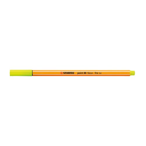 Caneta hidrográfica Fine Point 88 - Amarela Neon - Stabilo (46.9200)