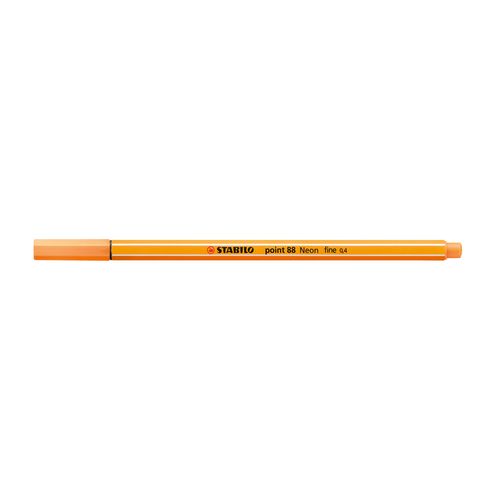 Caneta hidrográfica Fine Point 88 - Laranja Neon - Stabilo (46.9500)