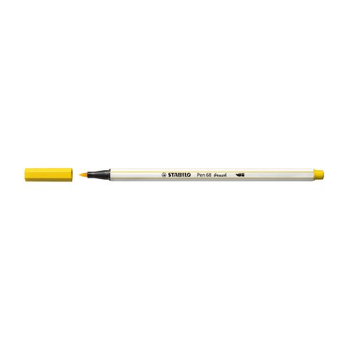 Caneta Stabilo Pen 68 Brush - Amarelo - Stabilo (46.9211)
