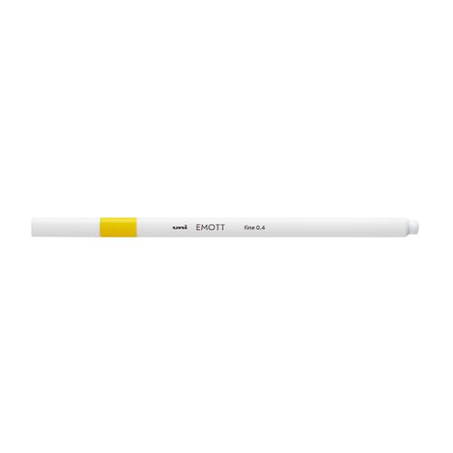 Caneta hidrográfica Emott fine 0.4mm - Amarela - Uniball (58.3500)