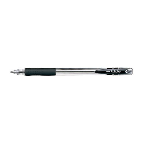 Caneta Esferográfica Uniball Lakubo 0.7mm - Grip Preta - Uniball (17.5400)