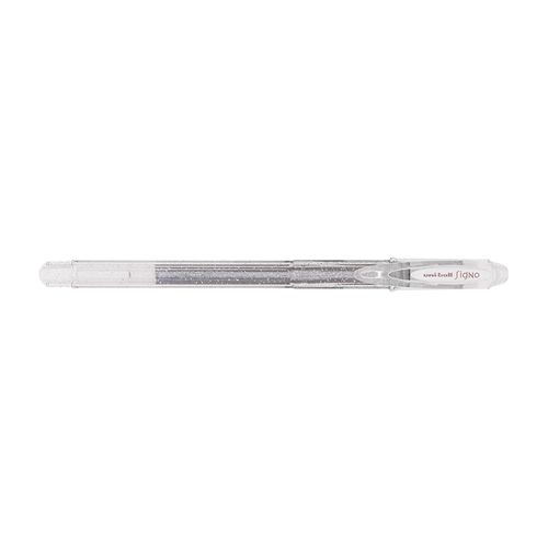 Caneta Gel Signo Sparkling Glitter UM-120SP - Prata - Uniball (17.6400)