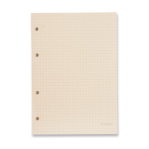 Refil Caderno Argolado Office 40FLS Pólen 80g Quadriculado A5