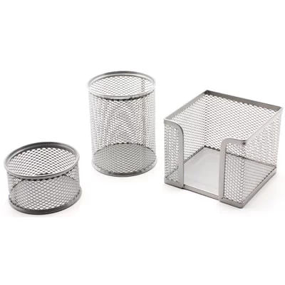 Porta lápis clips lembrete aram. kit prata B83169 Spiral Office (633912)