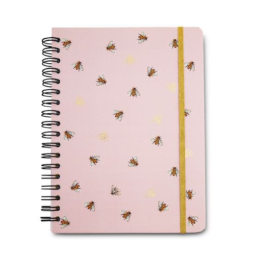 Caderno Espiral Colegial Melissa Pautado Colmeia 1 Matéria 80 fls