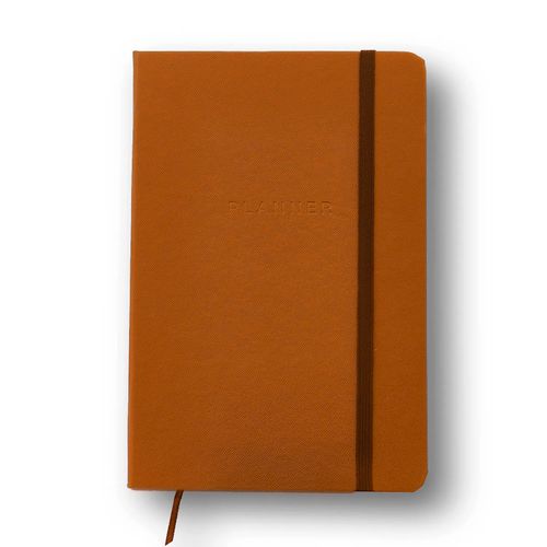 Caderneta Planner Permanente Clássica 14x21 Caramelo