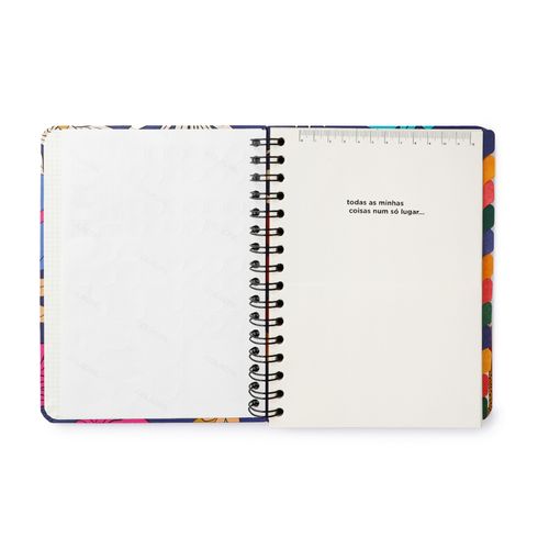 Planner Permanente Wire-o Joia Natural Semanal Notas A5 Insecta Dia