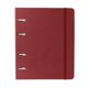 Caderno Criativo Argolado Office Duo Clássica Pautado & Pontado A5 Vermelho Quente