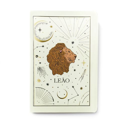 Caderneta Meu Pequeno Cicero Astral Pautado 14X21 Leão