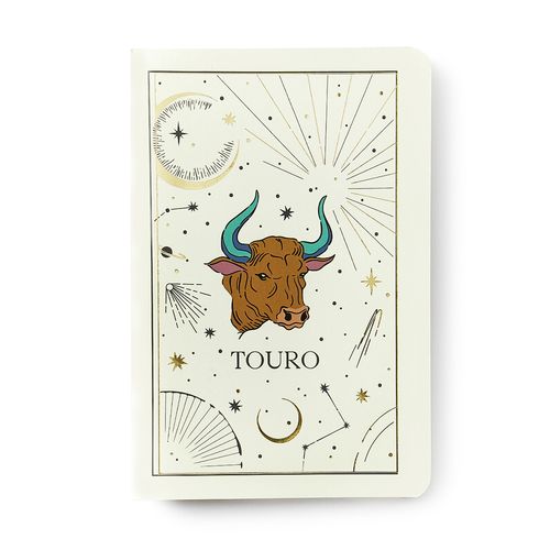 Caderneta Meu Pequeno Cicero Astral Pautado 14X21 Touro