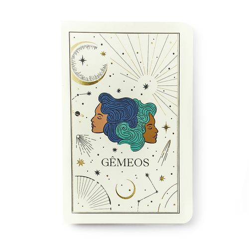 Caderneta Meu Pequeno Cicero Astral Pontado 14X21 Gêmeos