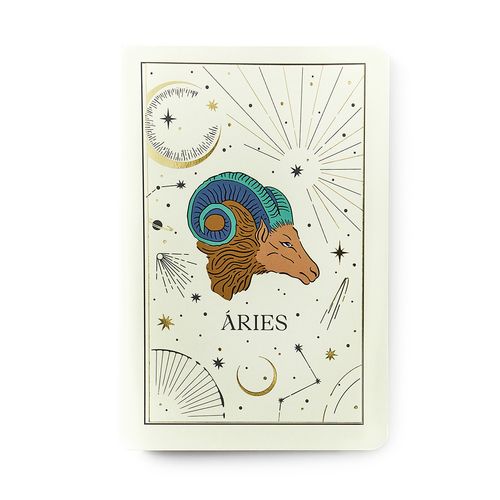 Caderneta Meu Pequeno Cicero Astral Sem Pauta 14X21 Áries