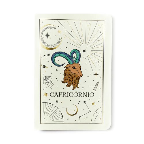 Caderneta Meu Pequeno Cicero Astral Sem Pauta 14X21 Capricórnio