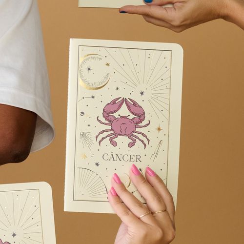 Caderneta Meu Pequeno Cicero Astral Sem Pauta 14X21 Câncer