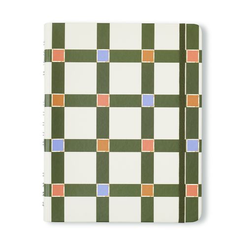 Caderno Organizador Trama Pautado 17x24 Xadrez