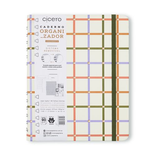 Caderno Organizador Trama Pautado A5 Teia