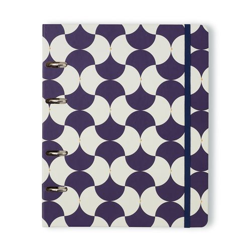 Caderno Criativo Argolado Bossa Nova Pautado 17x24 Boemia