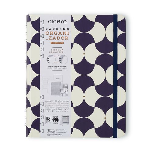 Caderno Organizador Bossa Nova Pautado A5 Boemia