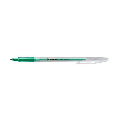 CANETA ESFEROGRÁFICA LINER 808M 0.7MM - VERDE - STABILO (119.8900)