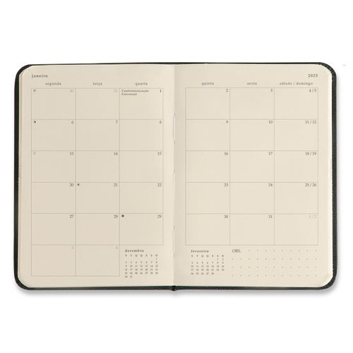 Agenda Planner 2025 Ateliê Semanal 9x13 Off White
