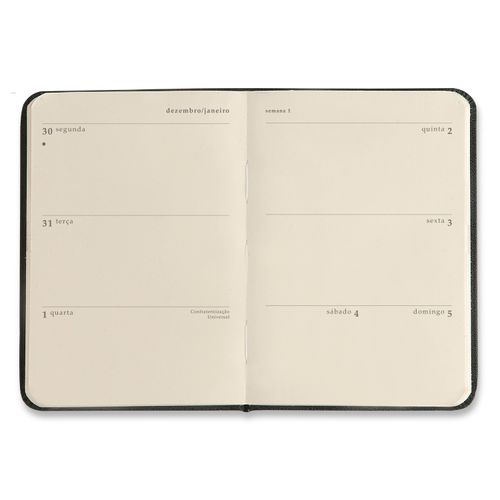 Agenda Planner 2025 Kraft Semanal 9x13 Flores Mini