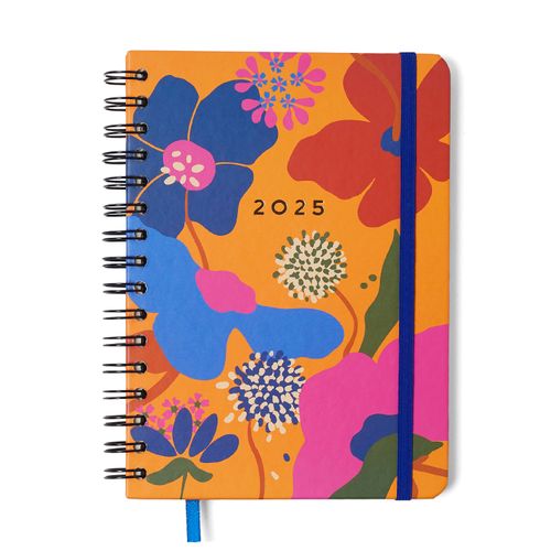 Agenda Planner Wire-o 2025 Pólen Semanal Anotações A5 Aromas Amarelo