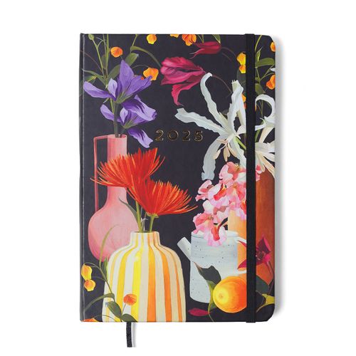 Agenda Planner 2025 Ateliê Semanal 14x21 Preto