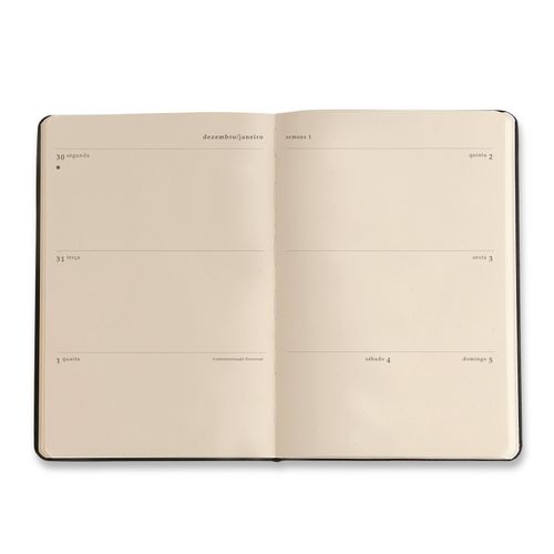 Agenda Planner 2025 Pólen Semanal 14x21 Aromas Off White