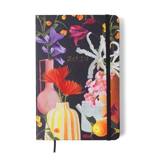 Agenda Planner 2025 Ateliê Diária 14x21 Preto