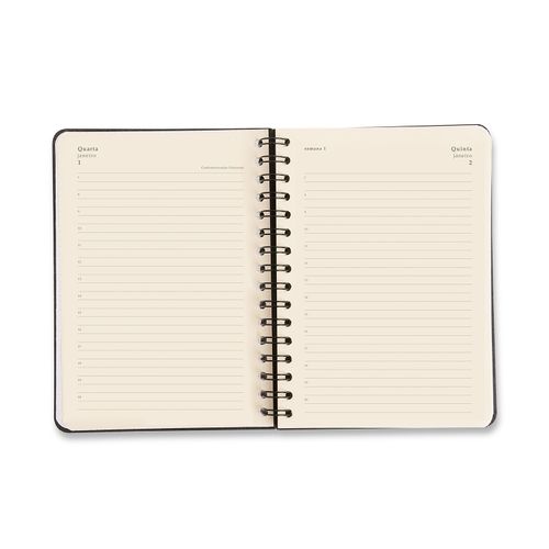 Agenda Planner Wire-o 2025 Pólen Diária A5 Aromas Azul