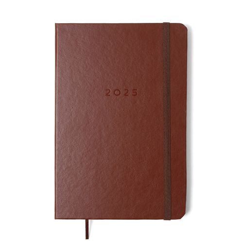 Agenda Planner 2025 Clássica Semanal 14x21 Café