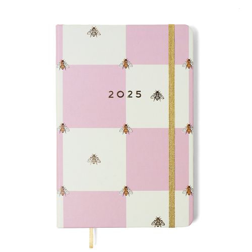 Agenda Planner 2025 Melissa Semanal 14x21 Casa das Abelhas Rosê
