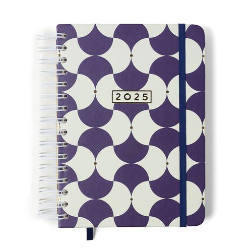Agenda Planner Wire-o 2025 Bossa Nova Diária A5 Boemia