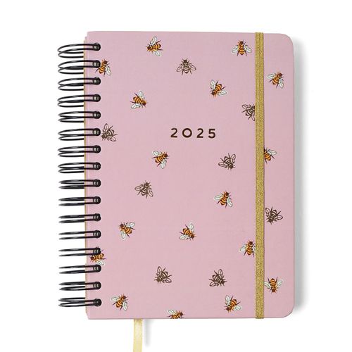 Agenda Planner Wire-o 2025 Melissa Diária A5 Colmeia