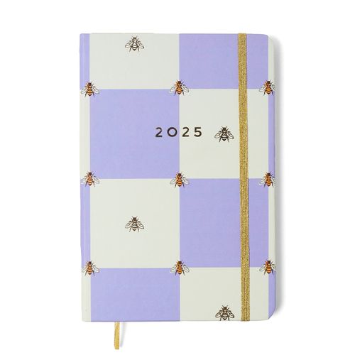 Agenda Planner 2025 Melissa Semanal Anotações 14x21 Casa das Abelhas Lilás