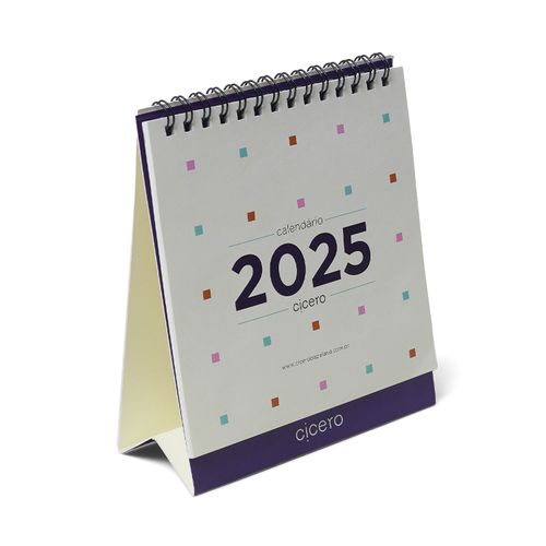 Calendário de Mesa 13x15 2025 Bossa Nova