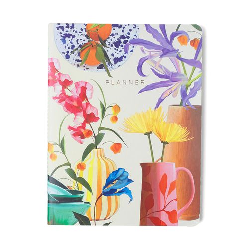 Planner Permanente Revista Planejamento Ateliê Mensal 19x25 Off White