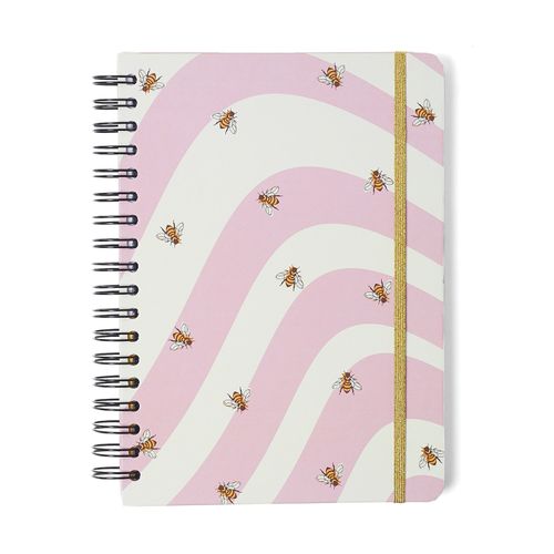 Caderno Espiral Colegial Melissa Pautado Caminho das Abelhas 10 Matérias 160 fls