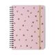 Caderno Espiral Universitário Melissa Pautado Colmeia 10 Matérias 160 fls