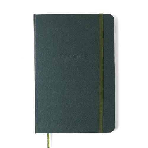 Planner Permanente Caderneta Clássica 14x21 Verde Oliva