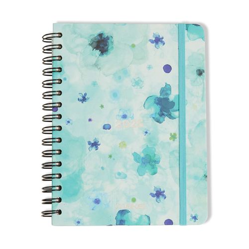 Planner Permanente Wire-o Semanal Notas A5 - Makai + Cicero - Azul Turquesa