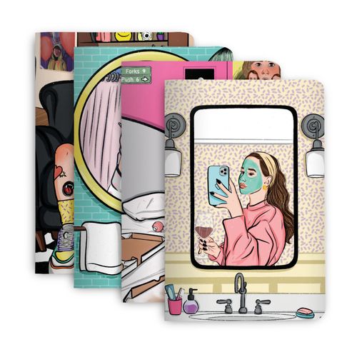 Kit de 4 Revistas D@. Vez 14x21 - Ilustravic - Pautado