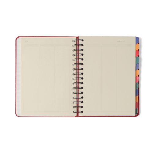Planner Permanente Wire-o Pólen Semanal Notas A5 Aromas Azul