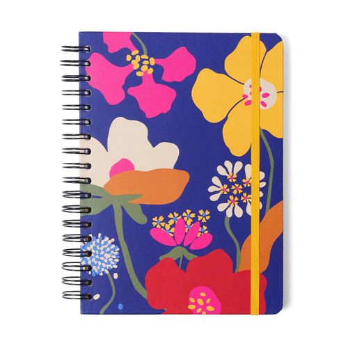 Caderno Espiral Colegial Pólen Pautado Aromas Azul 10 Matérias 160 fls
