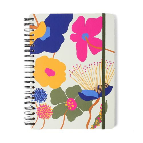 Caderno Espiral Universitário Pólen Pautado Aromas Off White 10 Matérias 160 fls