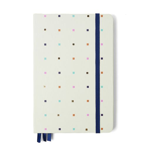 Caderneta Bossa Nova Miolo Tri 14x21 Pontos Off White